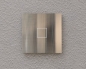 Preview: Unterputz Edelstahl Funkklingel mit 230 Volt Funkgong „Modern Square“