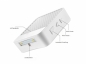 Preview: Unterputz Edelstahl Funkklingel mit 230 Volt Funkgong „Modern Square“