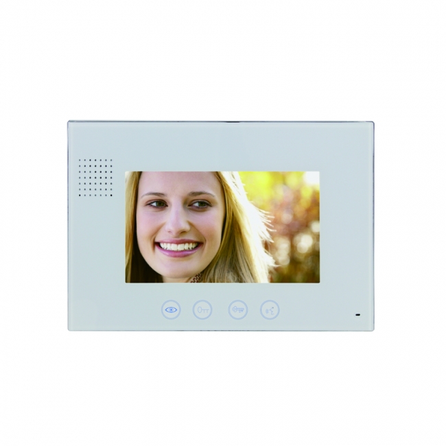 2-Familien-Video-Türsprechanlage mit Fingerprint & Sony Kamera  inkl. 2 x 7-Zoll Monitore  "Duo Scan"